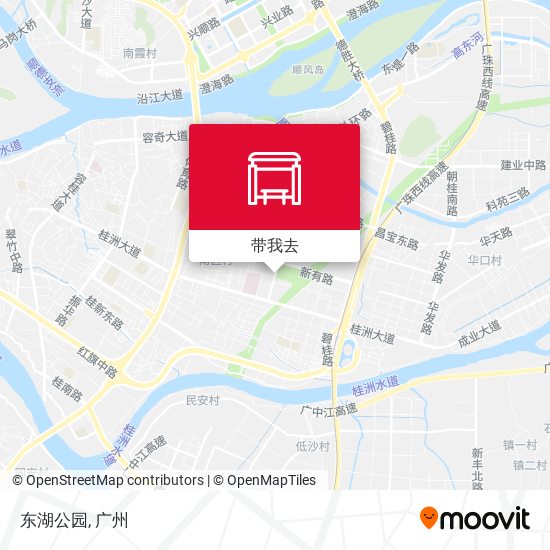 东湖公园地图