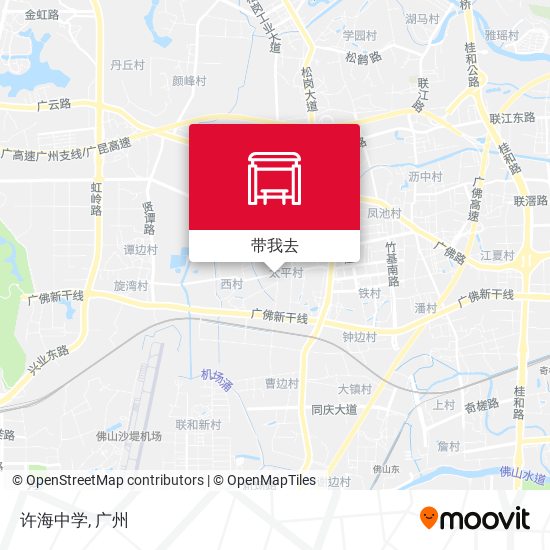 许海中学地图