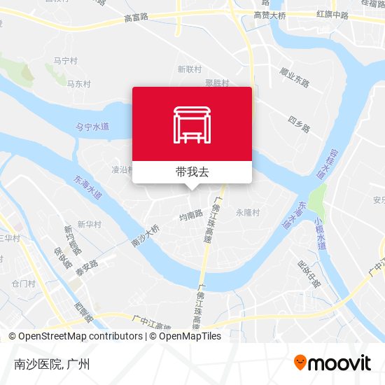 南沙医院地图