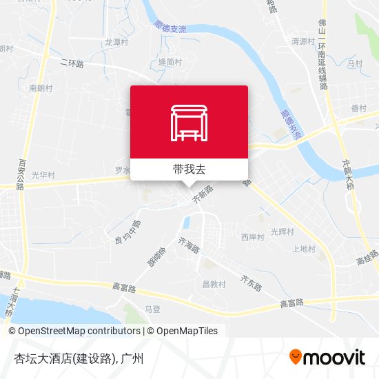 杏坛大酒店(建设路)地图