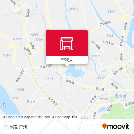 百乐路地图