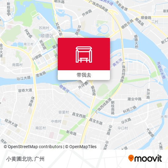 小黄圃北坊地图