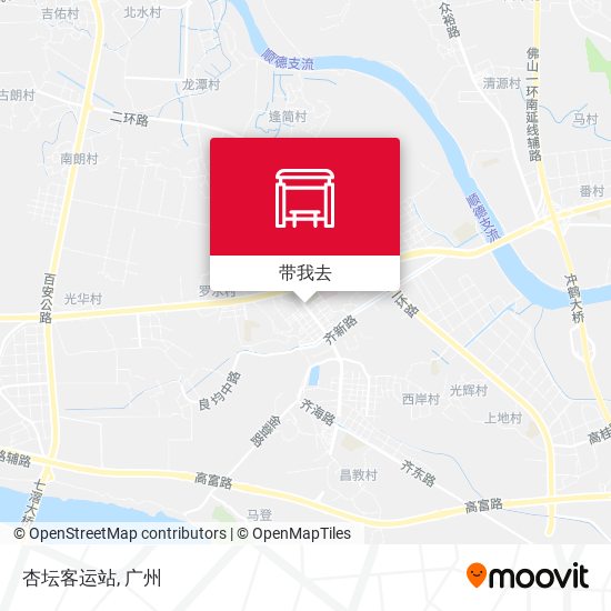 杏坛客运站地图