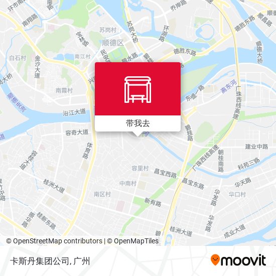 卡斯丹集团公司地图