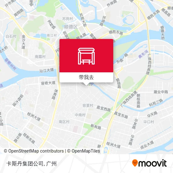 卡斯丹集团公司地图