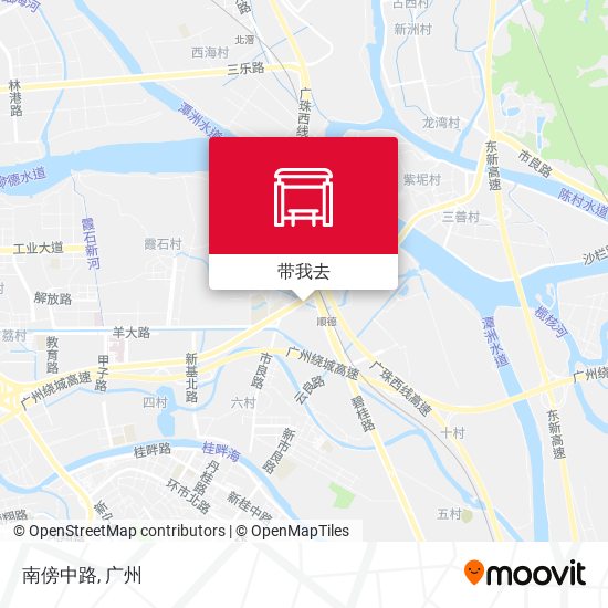 南傍中路地图