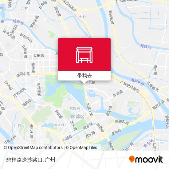 碧桂路逢沙路口地图