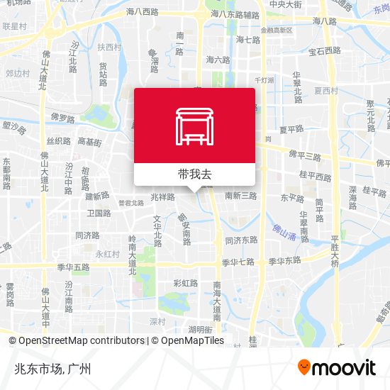 兆东市场地图