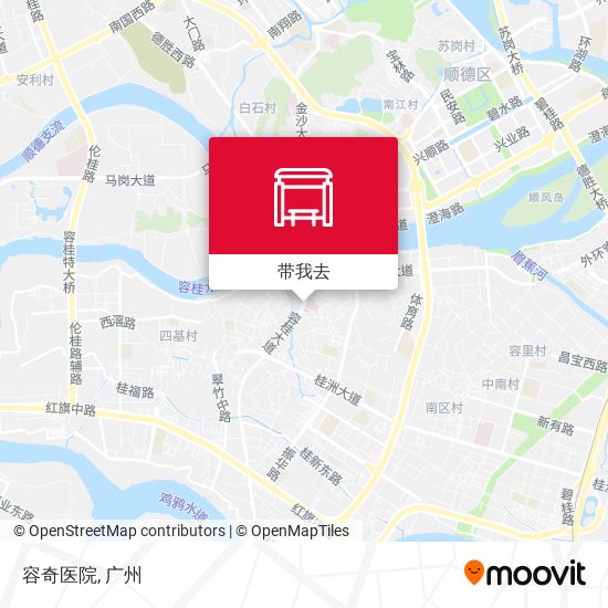容奇医院地图