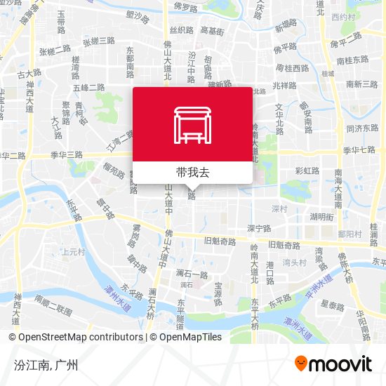 汾江南地图