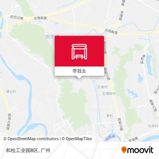 和桂工业园B区地图