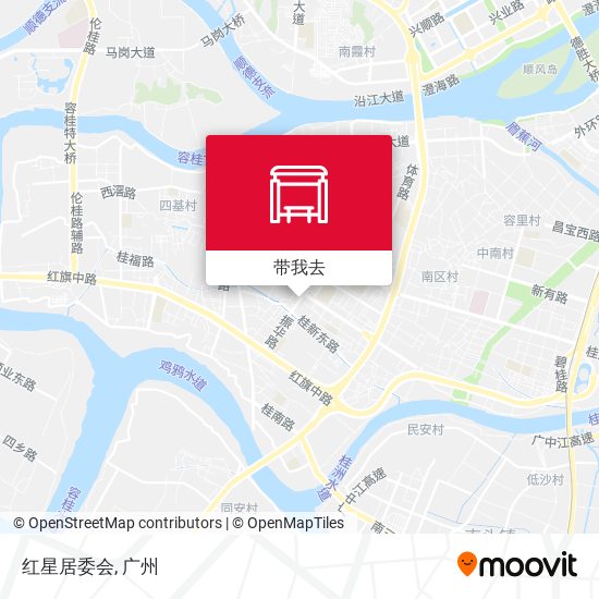 红星居委会地图