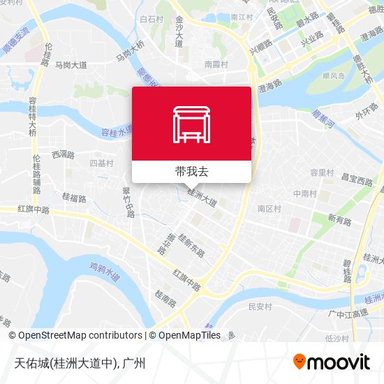 天佑城(桂洲大道中)地图