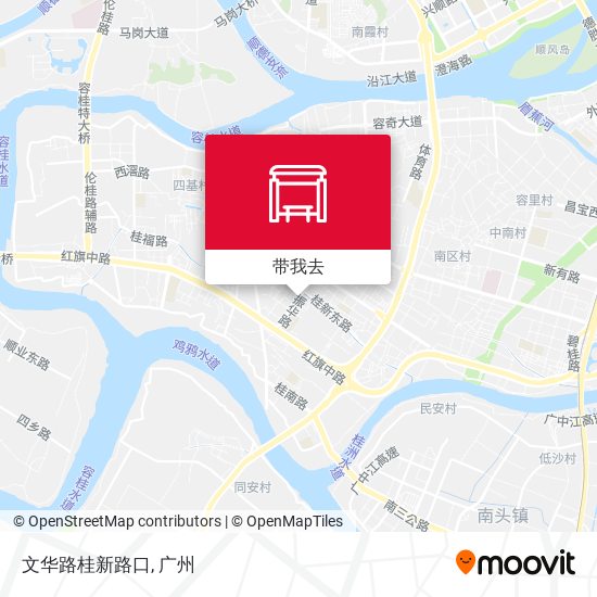 文华路桂新路口地图
