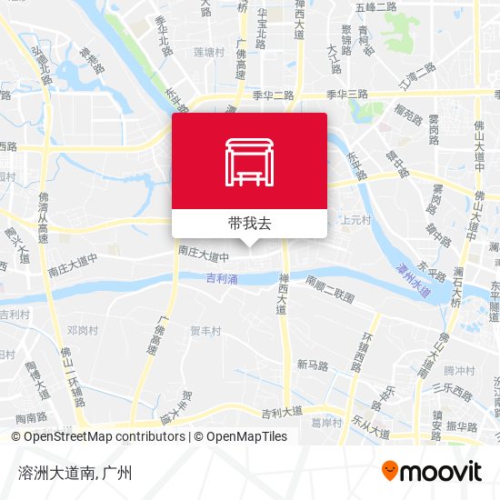 溶洲大道南地图