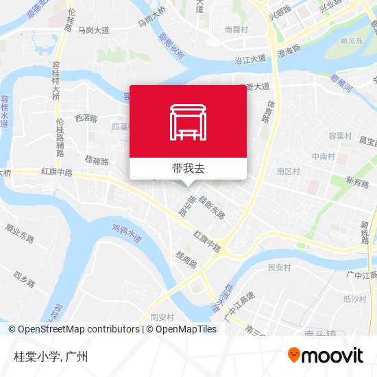 桂棠小学地图