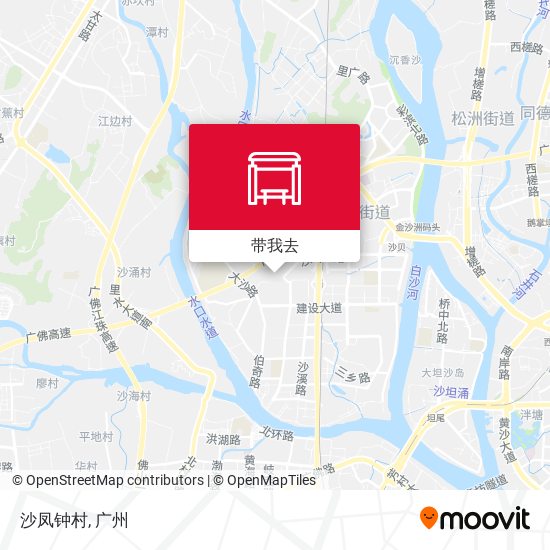 沙凤钟村地图