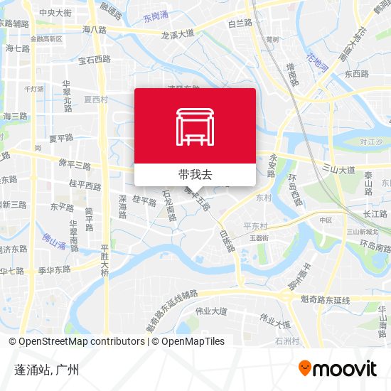 蓬涌站地图