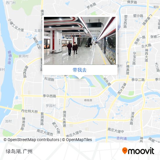 绿岛湖地图