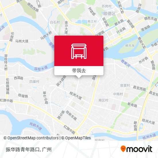 振华路青年路口地图