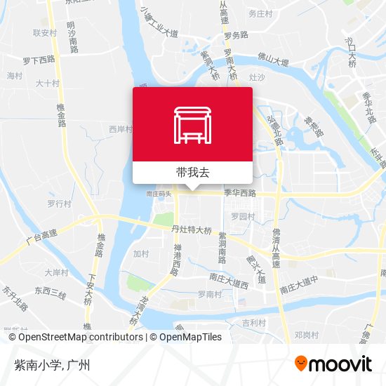 紫南小学地图