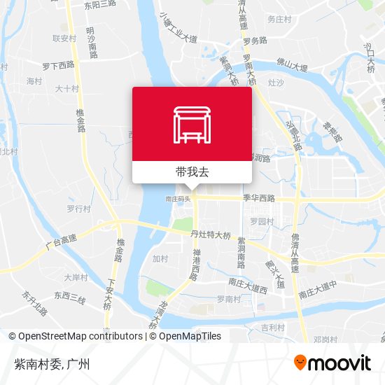 紫南村委地图