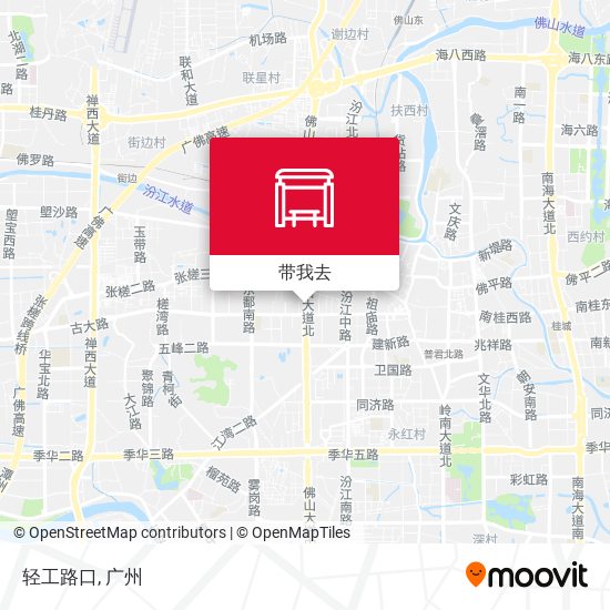 轻工路口地图