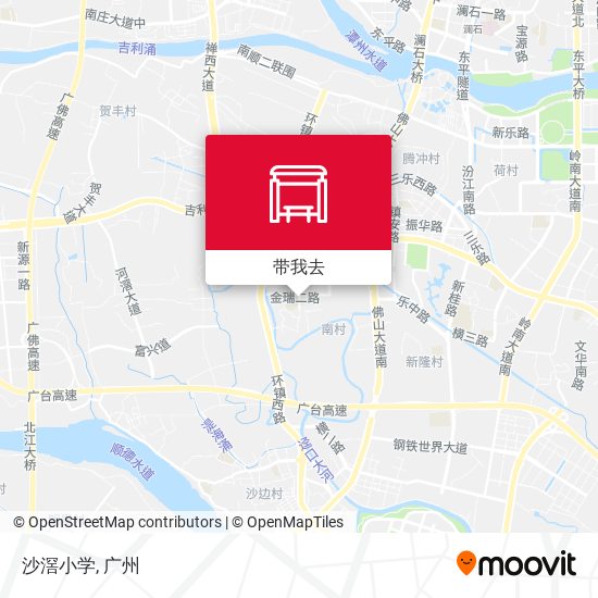 沙滘小学地图