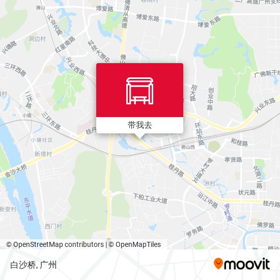 白沙桥地图