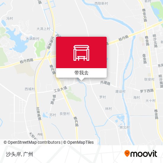 沙头岸地图