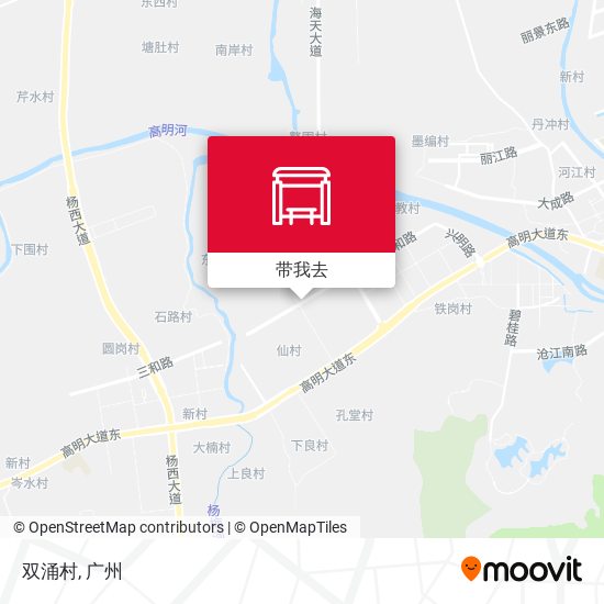 双涌村地图