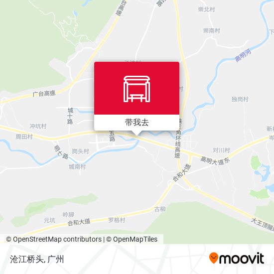 沧江桥头地图