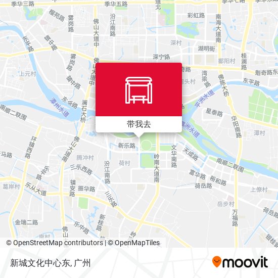 新城文化中心东地图