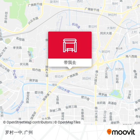 罗村一中地图
