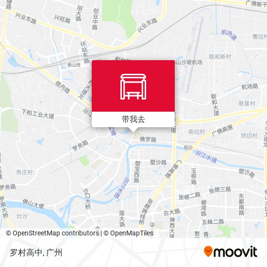 罗村高中地图