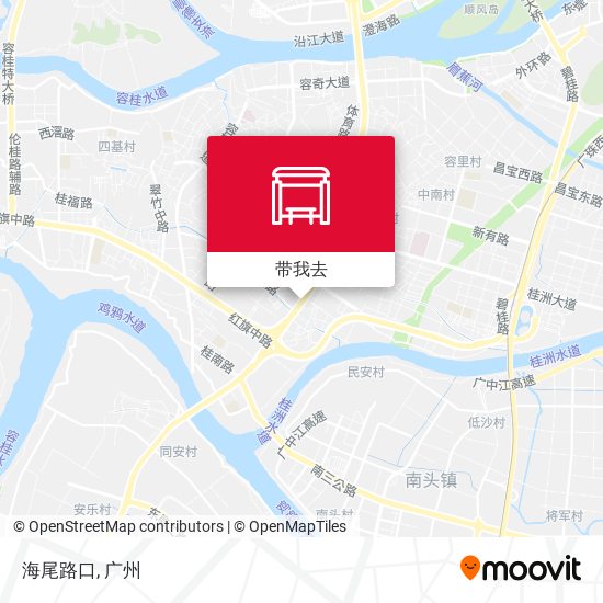 海尾路口地图