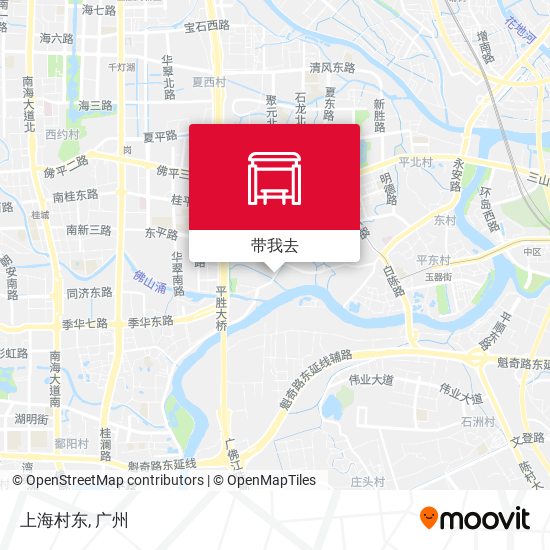 上海村东地图