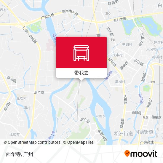 西华寺地图