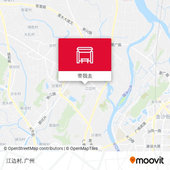 江边村地图