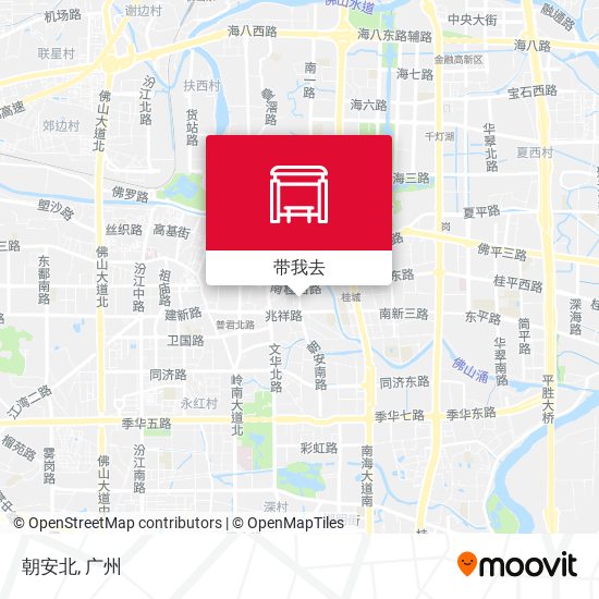 朝安北地图