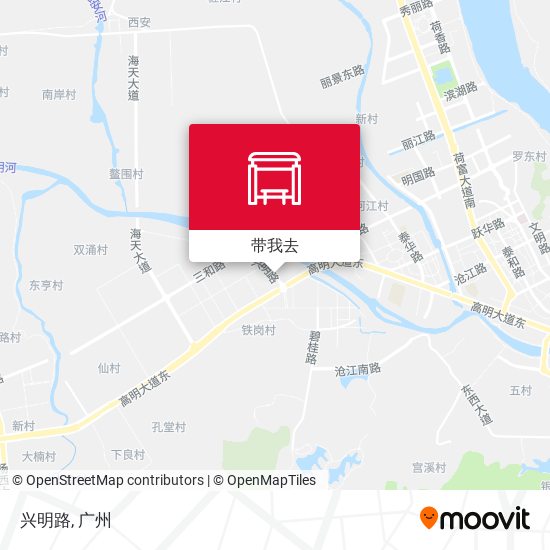 兴明路地图