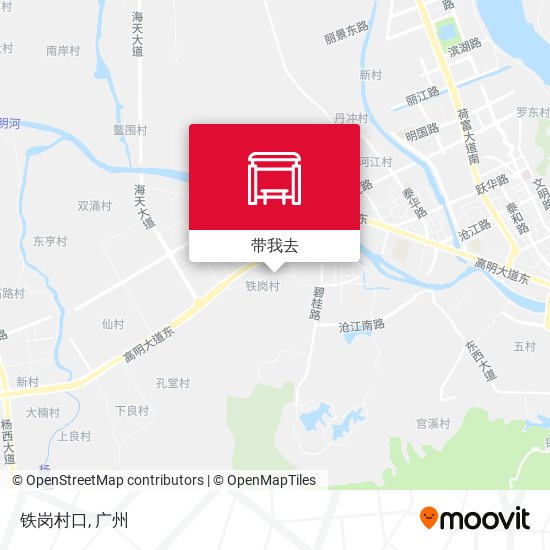铁岗村口地图