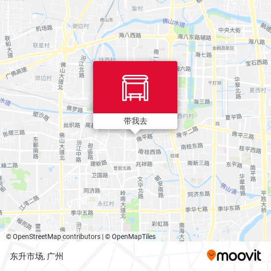 东升市场地图