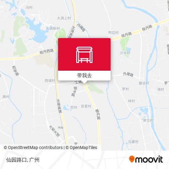 仙园路口地图
