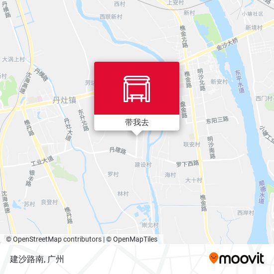 建沙路南地图
