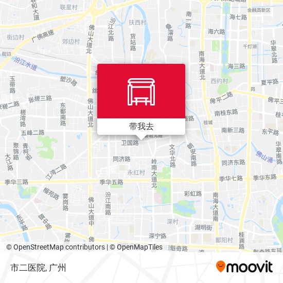 市二医院地图