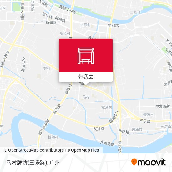 马村牌坊(三乐路)地图