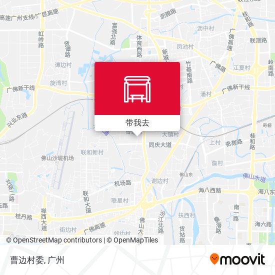 曹边村委地图