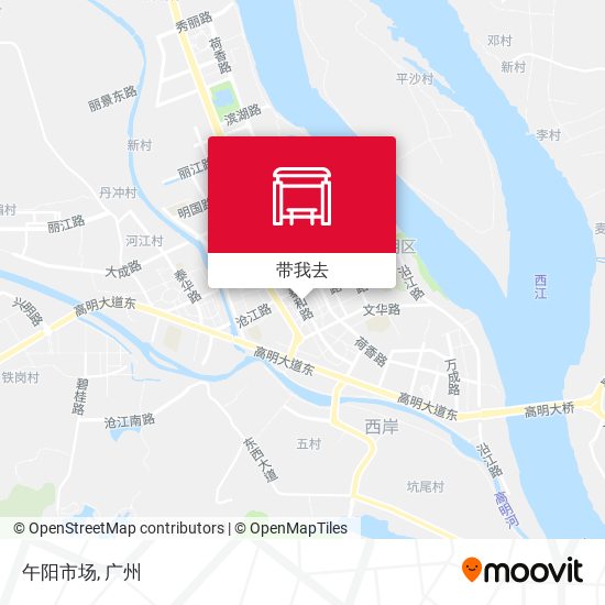 午阳市场地图