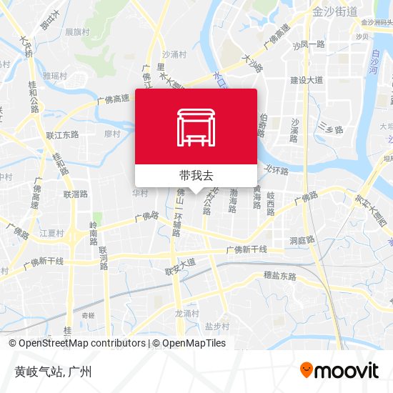黄岐气站地图